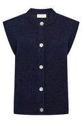 Alpa Vest 211502 | Navy Blazer Melange | Vest fra Freequent