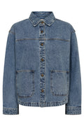 Kalia Jacket 211616 | Medium Blue Denim | Jakke fra Freequent
