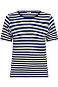 Liana Tee 211647 | Navy Blazer W. Star Off-White | T-Shirt fra Freequent