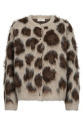 Lippi Cardigan | Oyster Grey Mel w. Mole Mel | Cardigan fra Freequent