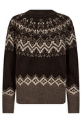 Merla Pullover | Mole w. Morel | Strik fra Freequent