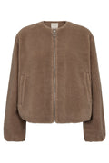 Teddy Jacket | Desert Taupe | Jakke fra Freequent