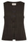 Bonnie Waistcoat 211997 | Desert Taupe W. Black | Vest fra Freequent
