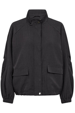 Mali-Jacket | Dark Grey Mel w Star Offwhite | Jakke fra Freequent