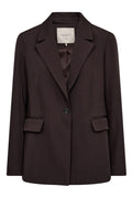 Mali Jacket | Dark Grey Mel w Star Offwhite | Jakke fra Freequent