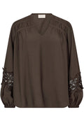 Magda Blouse | Mole | Bluse fra Freequent