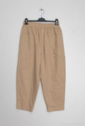 Cropped Pants FY016  | Beige | Bukser fra Atelier C – nedsat