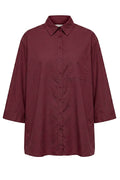 Polly Cotton Shirt | Plum | Skjorte fra Atelier C