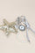 Shiny Smiley Bagcharm | Nøglering fra By Timm