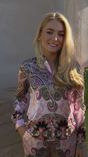 Hope Ls Shirt | Pink Scarf | Skjorte fra Liberté