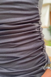 Alma Pants | Dark Grey Leo | Bukser fra Liberté