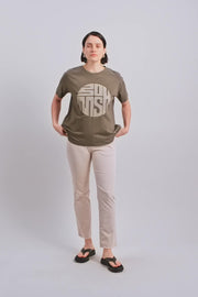 Zini O-SS Tee   | Sea Turtle | T-shirt fra Mos Mosh