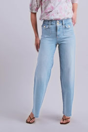 Colette Grendel Jeans  Long | Light Blue | Jeans fra Mos Mosh