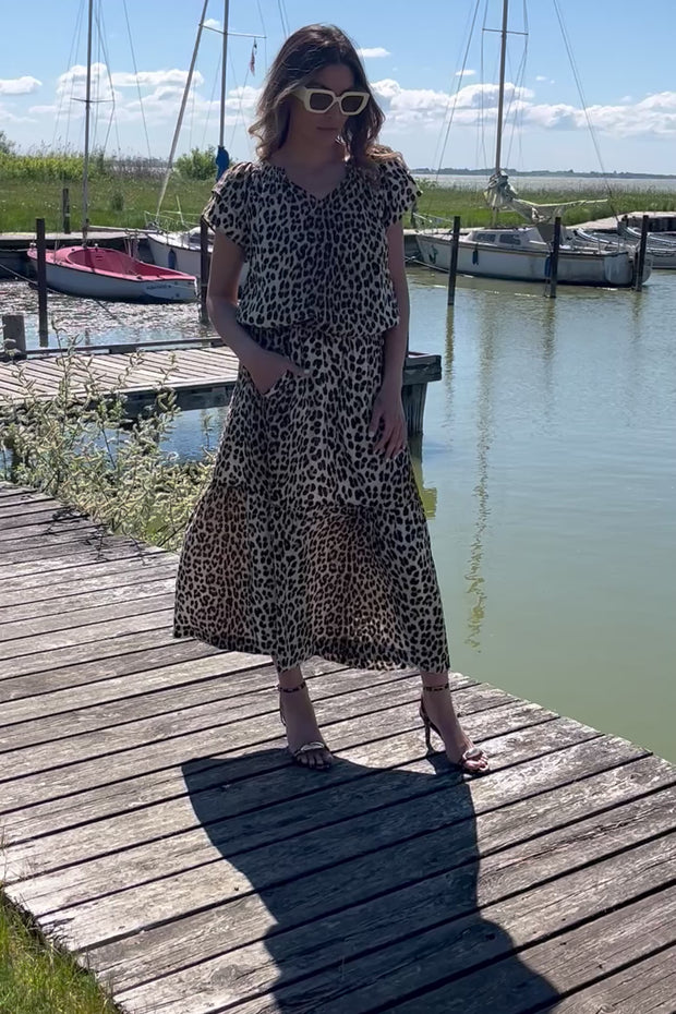 Sunrise Lima Leo Gipsy Skirt 34226 | Khaki | Nederdel fra Co'couture