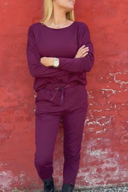 Alma Pants (Fleece) | Bordeaux | Bukser fra Liberté