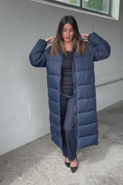 Asta Coat | Blå | Frakke fra French Laundry