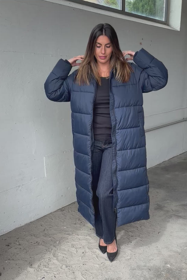 Asta Coat | Blå | Frakke fra French Laundry