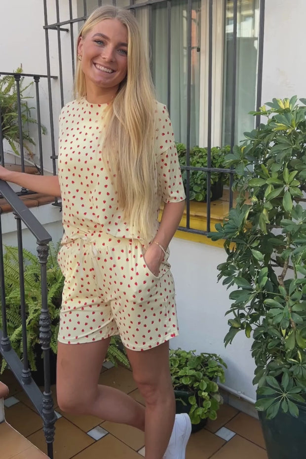 Alma Shorts | Creamy Strawberry | Shorts fra Liberté