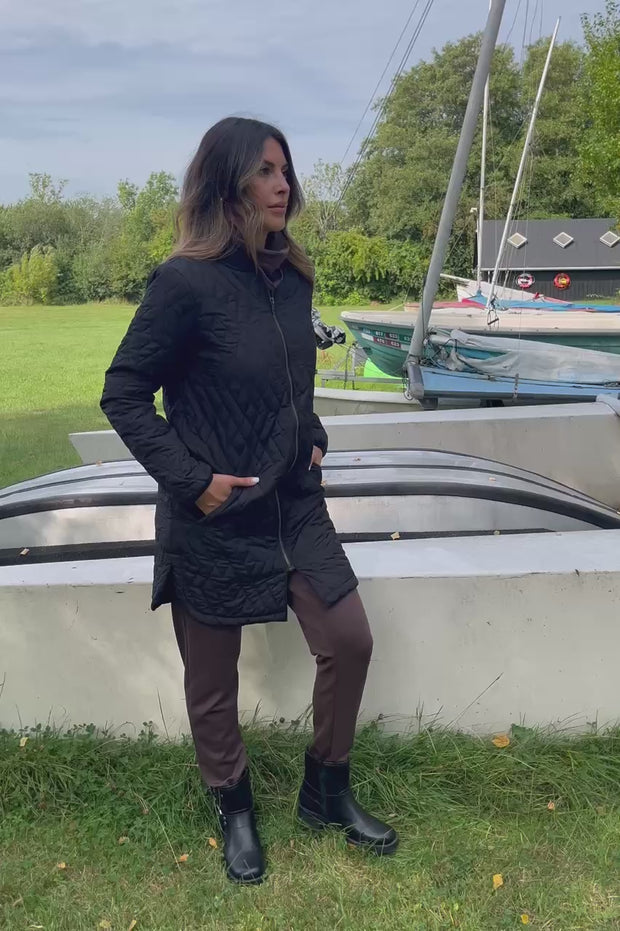 Lola quilt jacket | Sort | Jakke fra French Laundry
