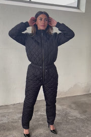 Lolly quilt jumpsuit | Blå | Termodragt fra French Laundry