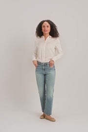 Cecilia Galleon Jeans  Regular | Blue | Jeans fra Mos Mosh