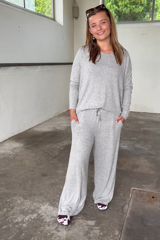Lora Ss Blouse | Grå | Bluse fra French Laundry
