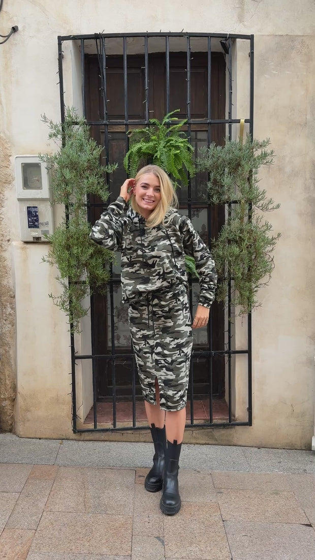 Sue Skirt | Camo | Nederdel fra Liberté