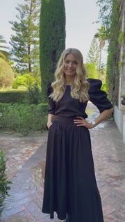 Winnie Blouse | Dark Navy | Bluse fra Liberté