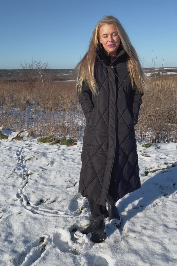 Cora Coat | Sort | Frakke fra Statebird