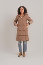 Nova Square Down Coat  | Pine Bark  | Jakke fra Mos Mosh