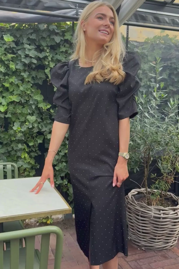 Winnie Dress | Black Diamond | Kjole fra Liberté