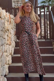 Alma Loose Skirt | Lux Leo Red Heart | Nederdel fra Liberté