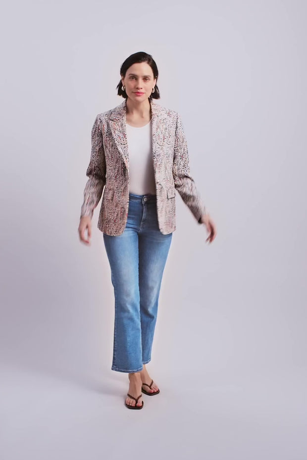 Linea Paloma Blazer  | Chinese Red | Blazer fra Mos Mosh