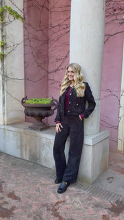 Coco Wide Pants | Black | Bukser fra Liberté