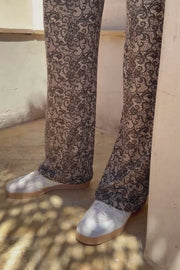 Alma Wide Pants | Mocca Brown Lace | Bukser fra Liberté