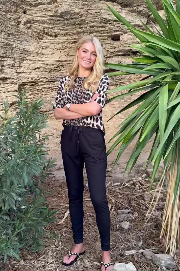 Alma Pants | Sorte | Bløde bukser fra Liberté Essentiel