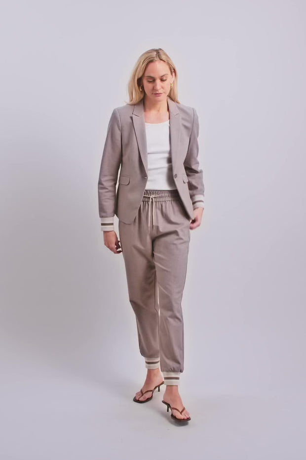 Luci Karlie Pant Ankle | Chocolate Chip | Bukser fra Mos Mosh