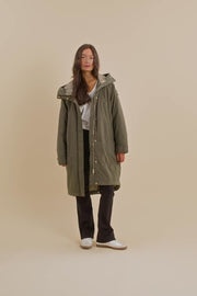 Cali Parka Coat  | Forest Night | Jakke fra Mos Mosh