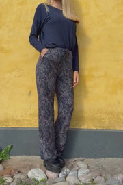 Alma Wide Pants | Night Sky Paisley | Bukser fra Liberté