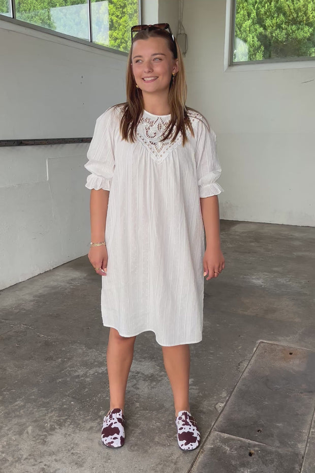 Marabella Dress | Off-white | Kjole fra Freequent