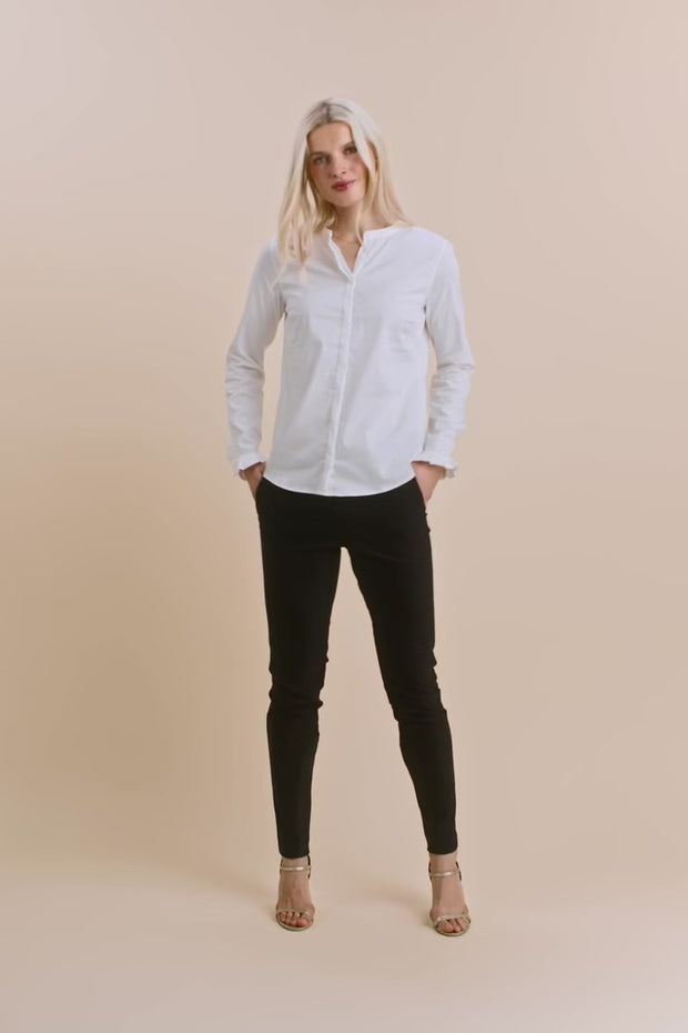 Mattie Sustainable Shirt | White | Skjorte fra Mos Mosh