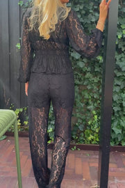 Lacy Pants | Black Lace | Bukser fra Liberté