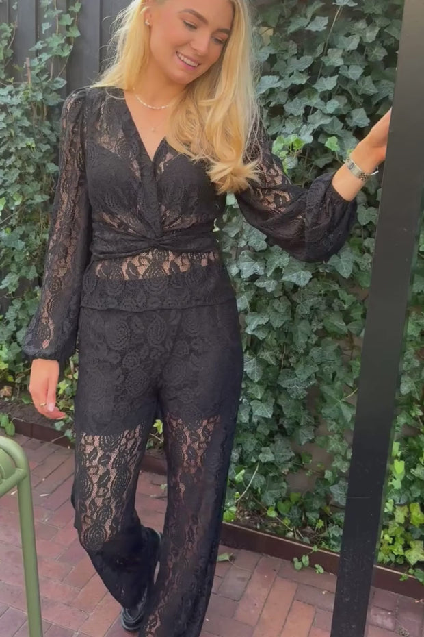 Lacy Pants | Black Lace | Bukser fra Liberté