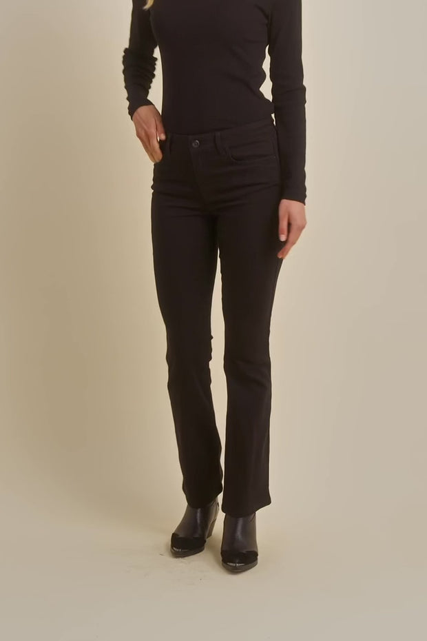 Ashley Deluxe Jeans  30' | Black | Jeans fra Mos Mosh