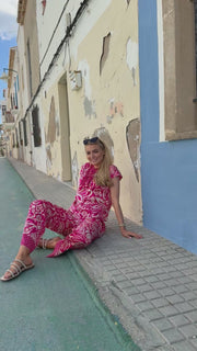 Tia Pants | Pink Mix | Bukser fra Liberté