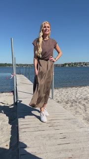 Ova Skirt | Brown | Nederdel fra Liberté