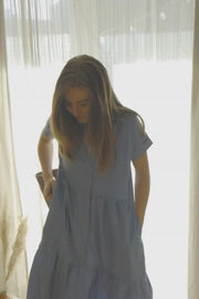 Ilona Shirt Dress | Blå | Kjole fra Liberté