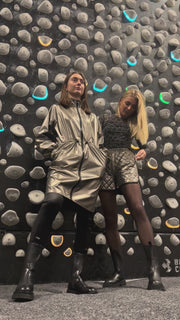 Meta Track Coat | Dark Grey Metalic | Jakke fra Liberté