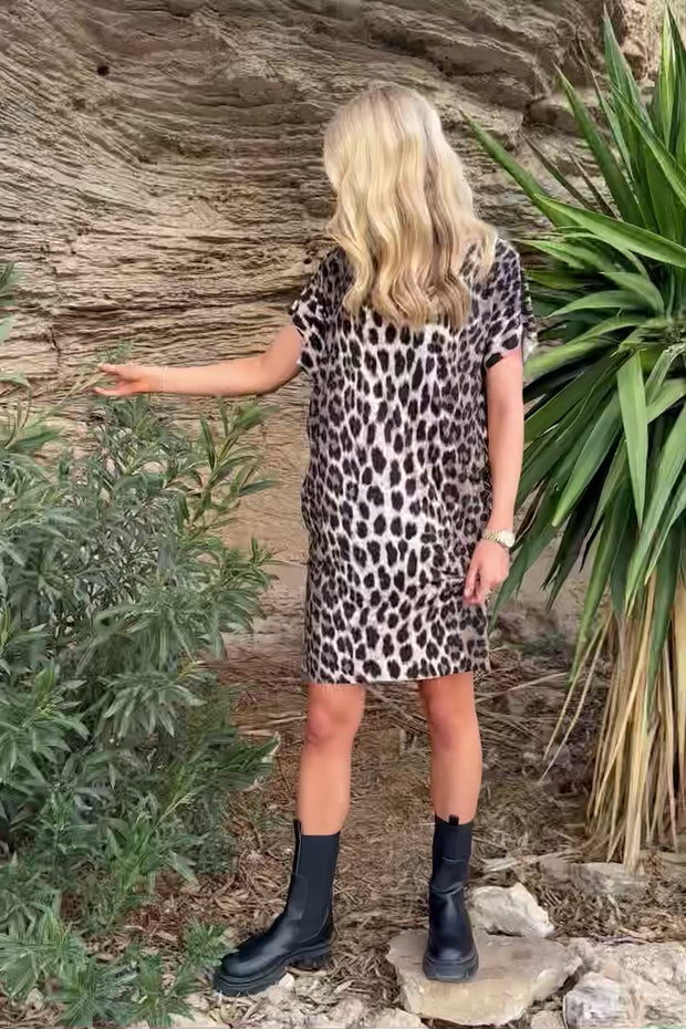 Alma Tunic | Big Lux Leo Fossil | Kjole fra Liberté