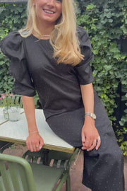 Winnie Dress | Black Diamond | Kjole fra Liberté